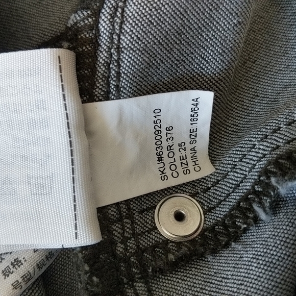 Abercrombie Simone High Rise Ankle Jeans Coated Green - Picture 11 of 11